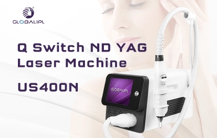 Comfortable Whiten Laser 1064/532nm Q Switch ND YAG Laser Tattoo Removal Machine