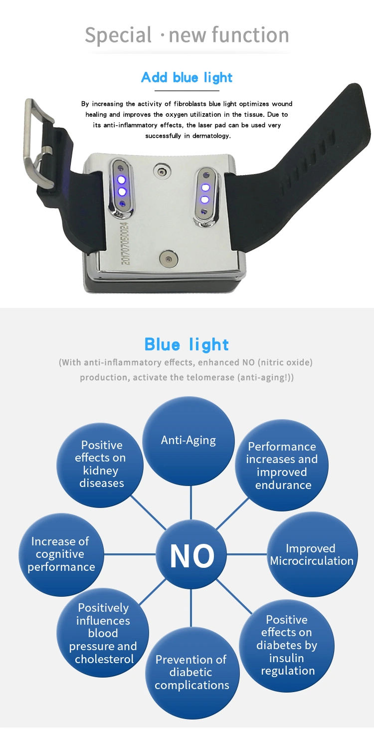 Physiotherapy Device Cold Laser Therapy Watch for Diabetes Treatment
