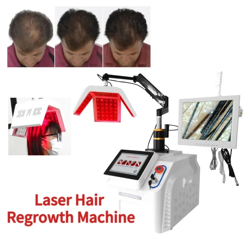 Professional Hair Growth Machine 650 Nm Low Level Laser Anti Hair Loss Hair Growth Device with Follicles Scanner