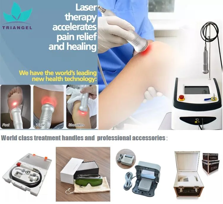 Deep Tissue Laser Therapy 980nm Professional High Power 60W Class IV Cold Laser Physiotherapy for Pain Relief Back Pain Physiotherapy Laser Equipment