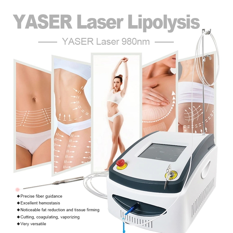 Triangel Laseev 980 1470nm High Power Liposuction Fiberlift Nail Fungus Physiotherapy Treatment Diode Laser Spider Vein Therapy 1470nm Lipolysis Laser Machine