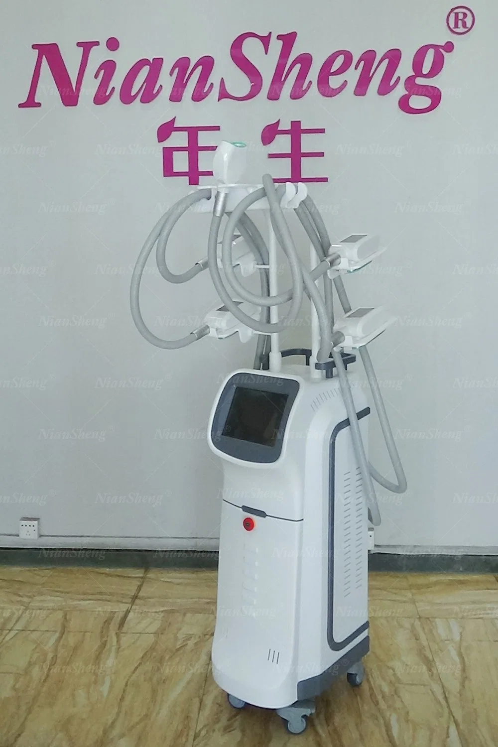 Multipe 5 Head Auto Cryolipolysis Vacuum 360 Degree Fat Freezing Weight Loss Shockwave Physical Therapy Cryolipolysis Machine