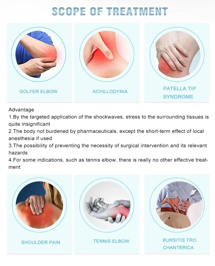 Professional Electromagnetic Shockwave Pain Relidf Cellulite Device Shockwave Therapy Erectile Dysfunction Massage Machine