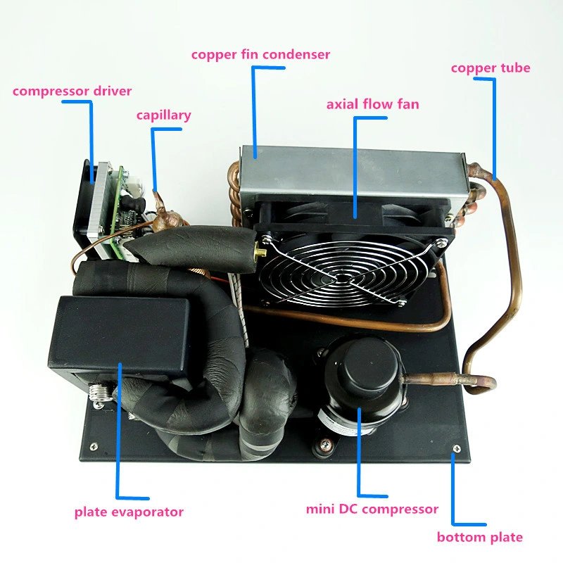 Recirculating Type Micro Liquid Cooling System 2L 3L 4L Cold Water Chilling Unit with Stainless Steel Evaporator for Medical Laser Cooling