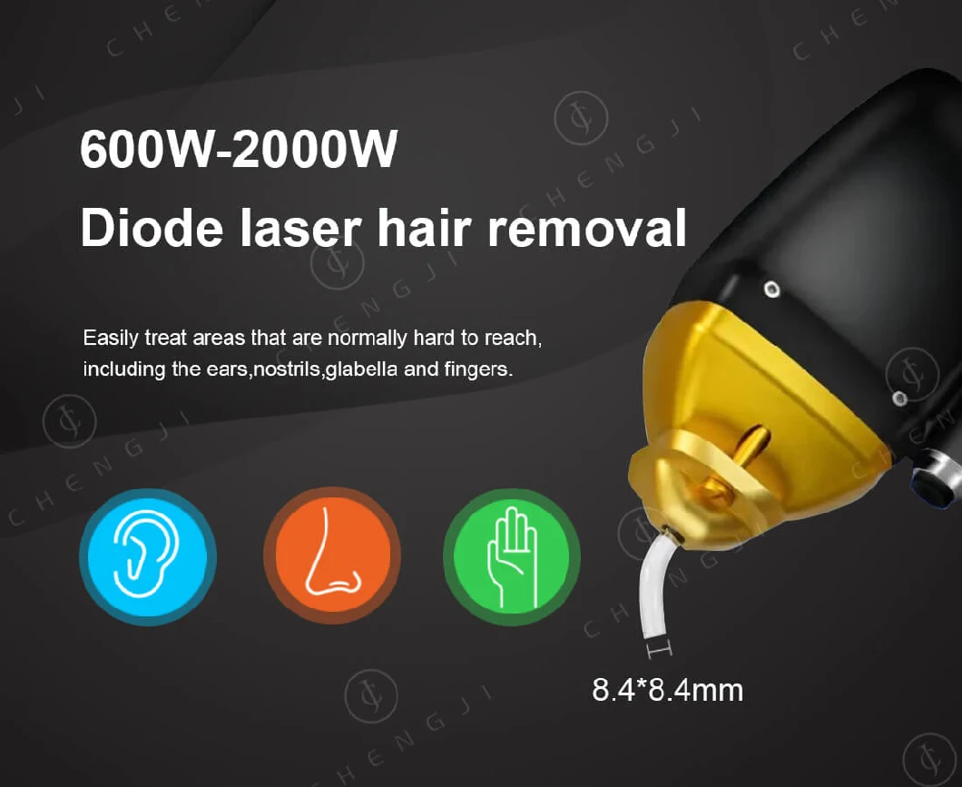 High Power Cold Laser Therapy Class 4 Laser 1600W Laser Hair Removal Machine 808