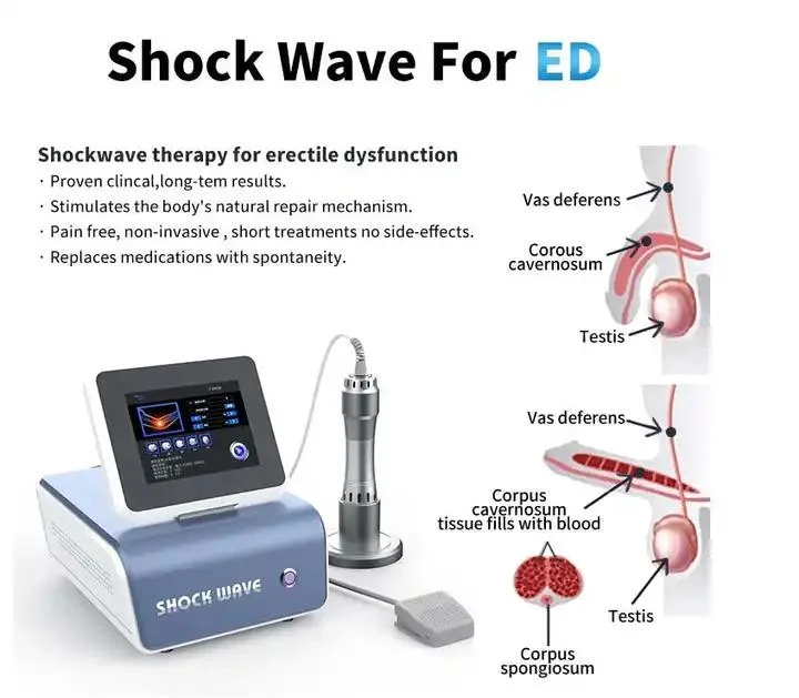 Professional Electromagnetic Shockwave Pain Relidf Cellulite Device Shockwave Therapy Erectile Dysfunction Massage Machine