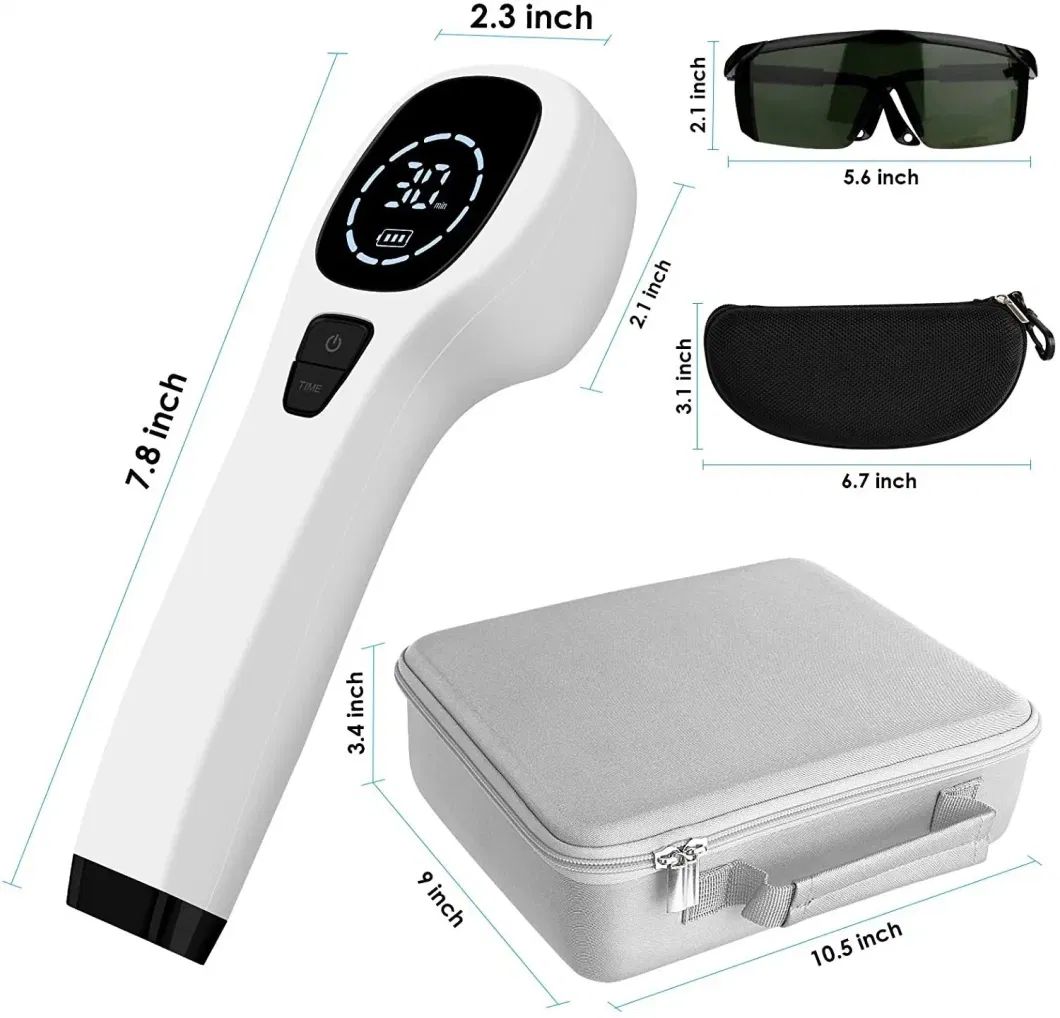 2024 Portable Body Cold Laser Therapy Apparatus Handheld Red Light Therapy Apparatus for Relief Joint Muscle Pain