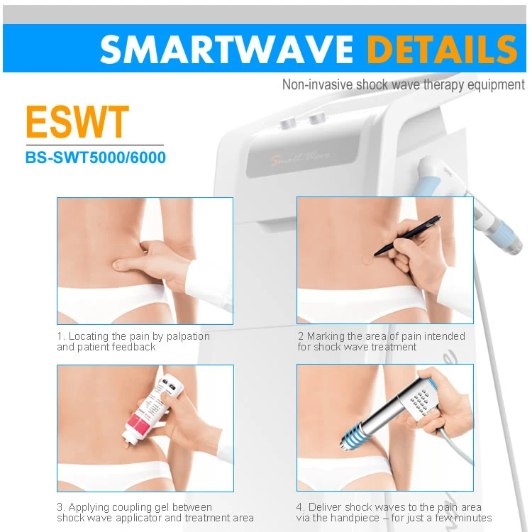 Chiropractic Shock Wave Therapy Vertical Shockwave Machine for Chiropractic Adjustment