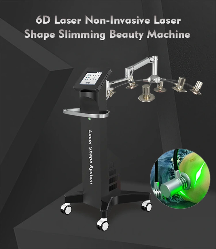 6D Cryolipo Laser Non-Invasive 532nm Laser Green Red Light Cold Fat Removalcryocell Freezing Salon Beauty Machine