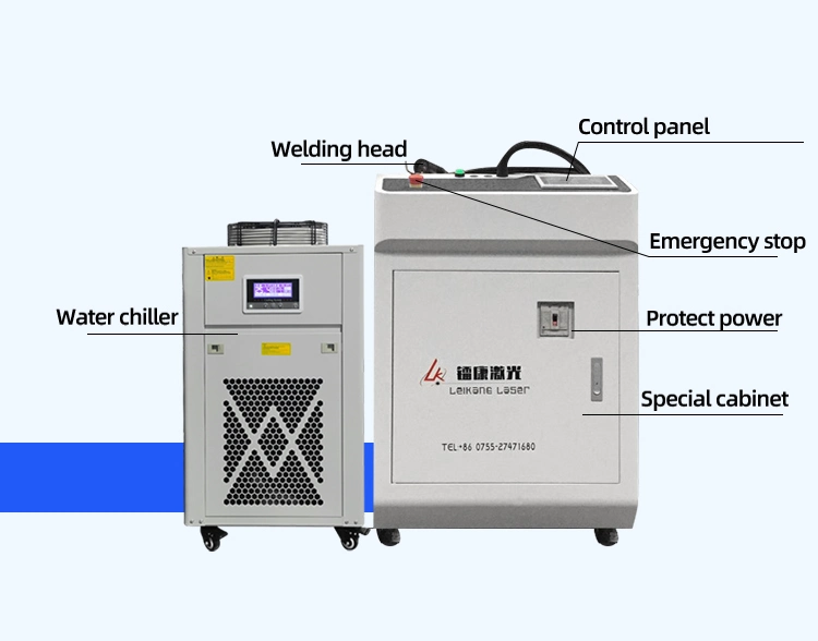 500W Laser Beam of The Aluminum Alloy Laser Welding Machine