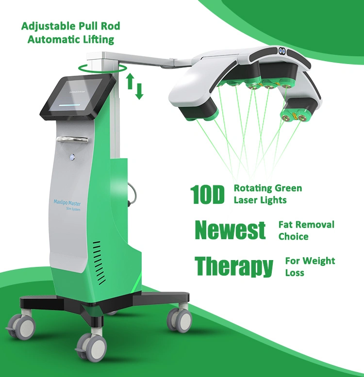 10d Maxlipo Master Cold 532nm Green Laser Body Beauty Equipment