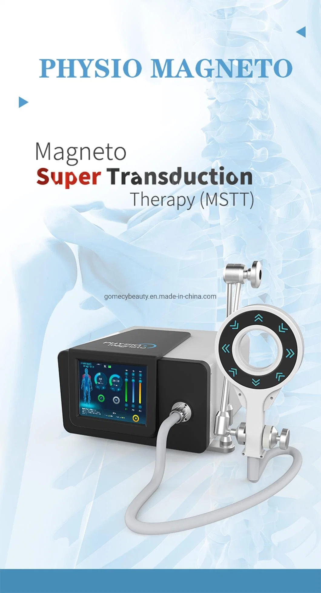 2024 Newest Pmst Pemf Physio Magneto Pulsed Electromagnetic Field Eswt Transduction Pain Relief Therapy Machine Best Price