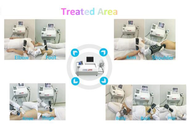 2 in 1 Cryolipolysis Slimming Shock Wave ED Treatment Cool Wave Therapy Machine