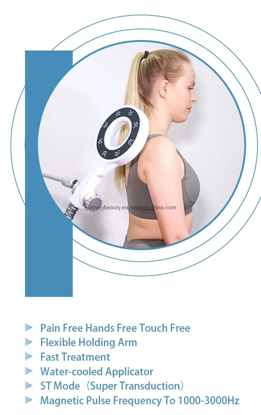 2024 Newest Pmst Pemf Physio Magneto Pulsed Electromagnetic Field Eswt Transduction Pain Relief Therapy Machine Best Price