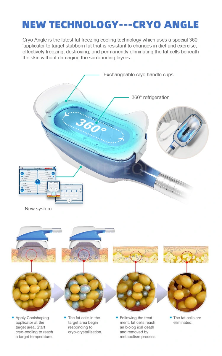 RF Vacuum Cavitation Skin Lifting Cryolipolysis Fat Freezing Weight Loss Shockwave Physical Therapy Body Slimming Body Shaping Machine