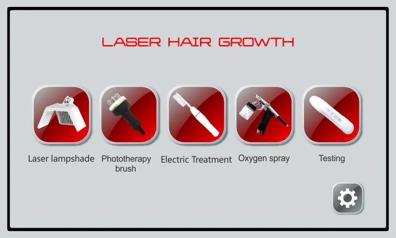 Laser Hair Regrowth Machine Oxygen Jet Spray Gun Ozone Comb Diode Laser