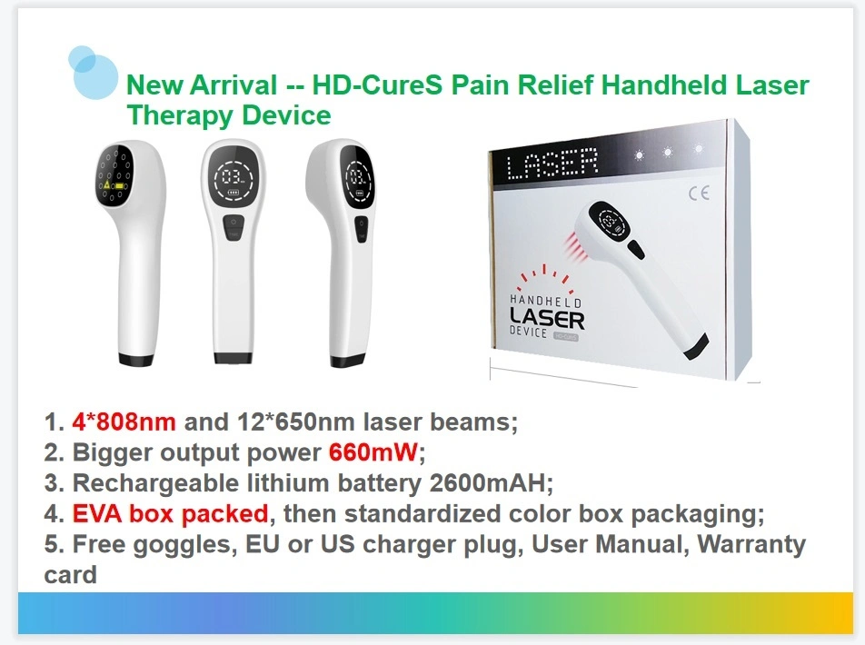 Hand-Held Laser Portable Household Physiotherapy Devices