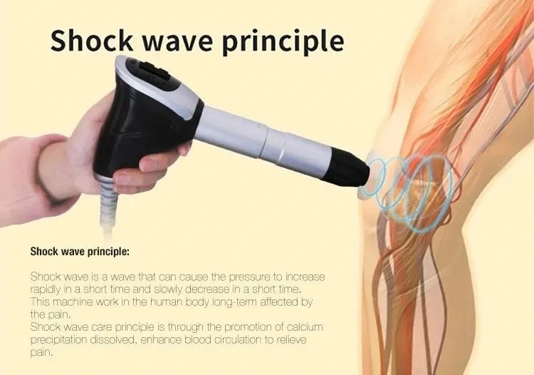 Pneumatic for Medical Pain Relief ED Therapy Physiotherapy Shock Wave with CE Certificate