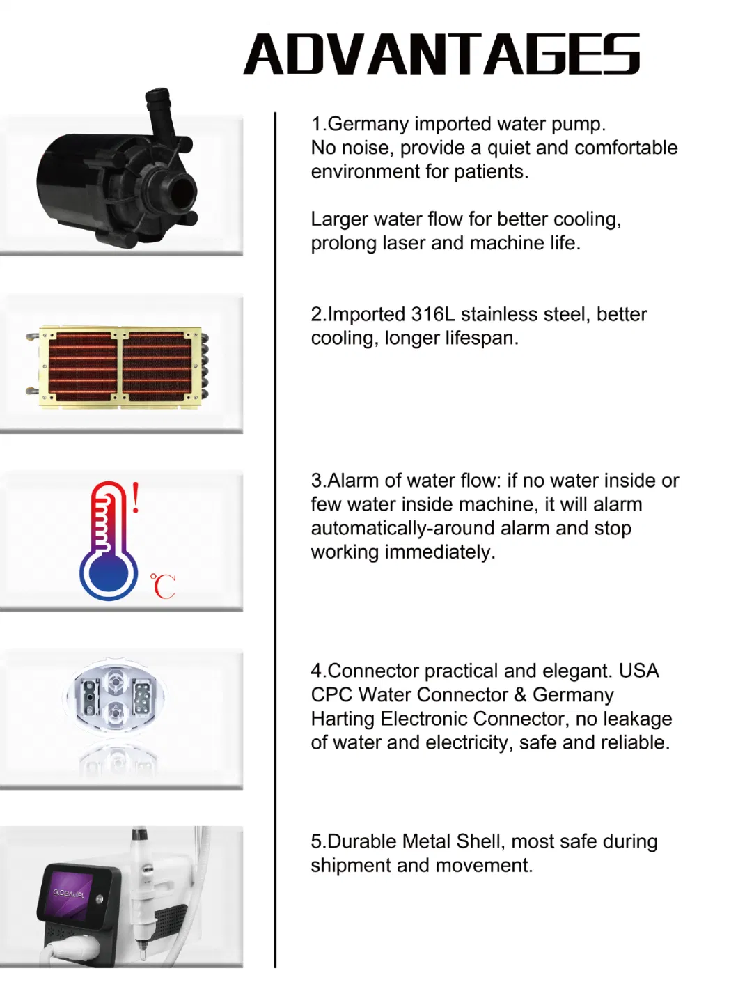 Portable Tattoo Removal ND YAG Laser Machine Therapy Laser