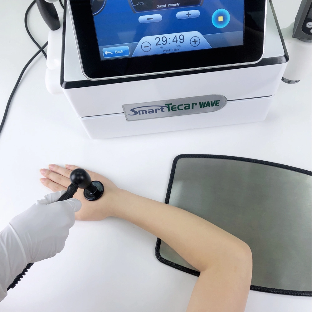 Factory Price Cellulite Removal 448kHz Cet Ret Diathermy Tecar Therapy Physio EMS Eswt Shockwave Therapy Machine