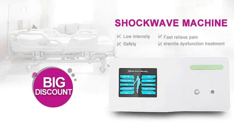 Hot Selling 10 Bar Focused Extracorporeal Shockwave Therapy Machine for ED Treatment Pneumatic Physical Therapy Device