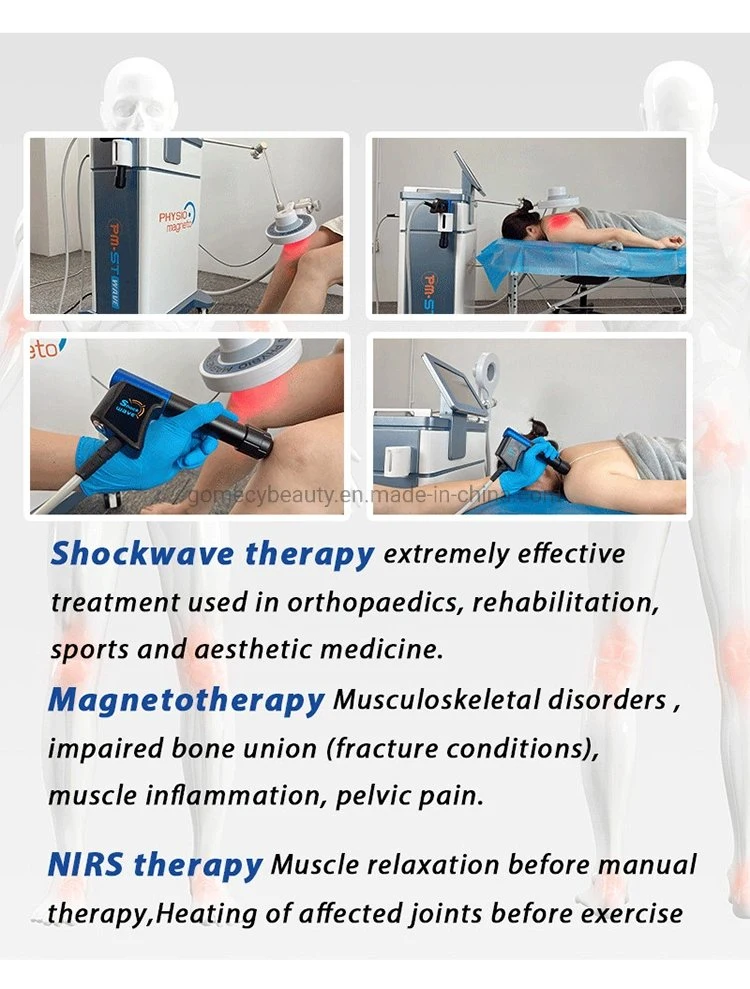 3 in 1 Pmst Wave Magneto + Shockwave + Infrared Therapy Machine