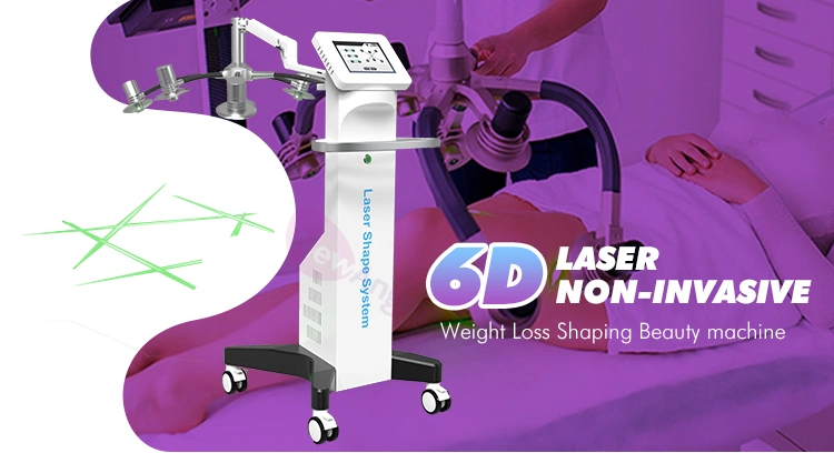 Newangie 6D Lipolaser Fat Removal Cold Laser Therapy 532nm Slimming Machine