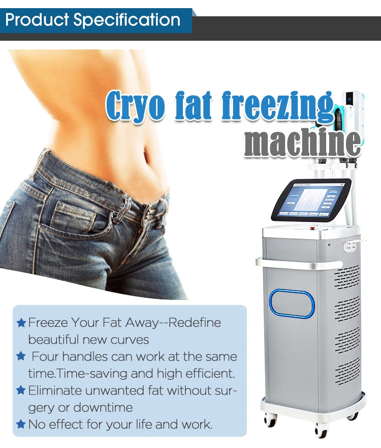 Acoustic Wave Therapy / Cryo Ultrasonic Cavitation Weight Loss Equipment
