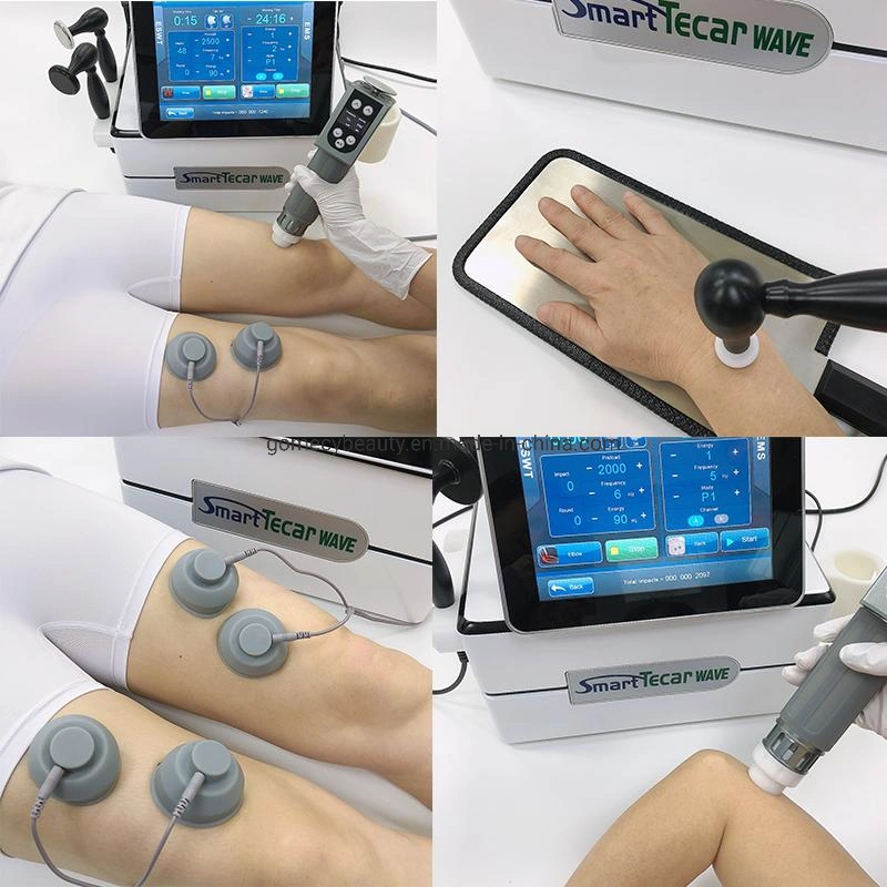 Smart Tecar EMS Shock Wave 3 in 1 Therapy Back Pain Shortwave Diathermy Physio Physiotherapy Machine