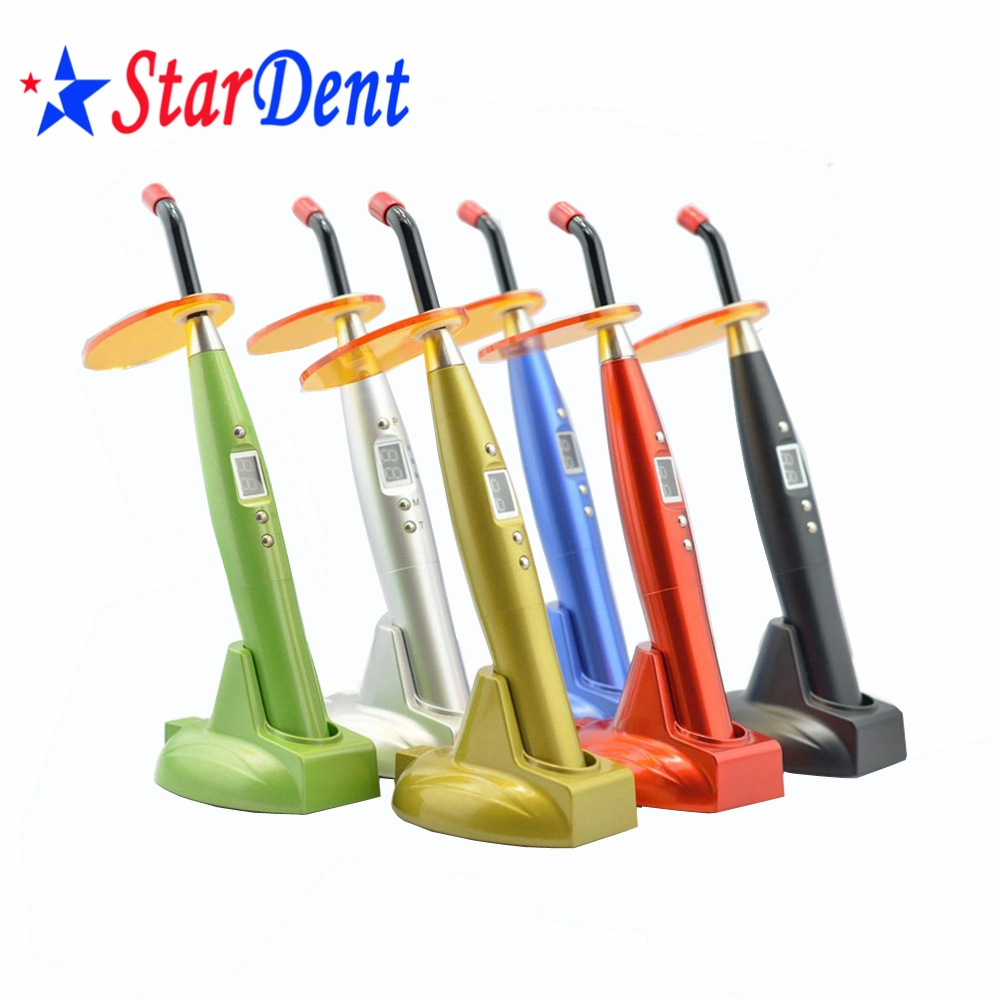 Economic Dental Composite Colorful Lamp Wireless Plastic Body LED Curing Light