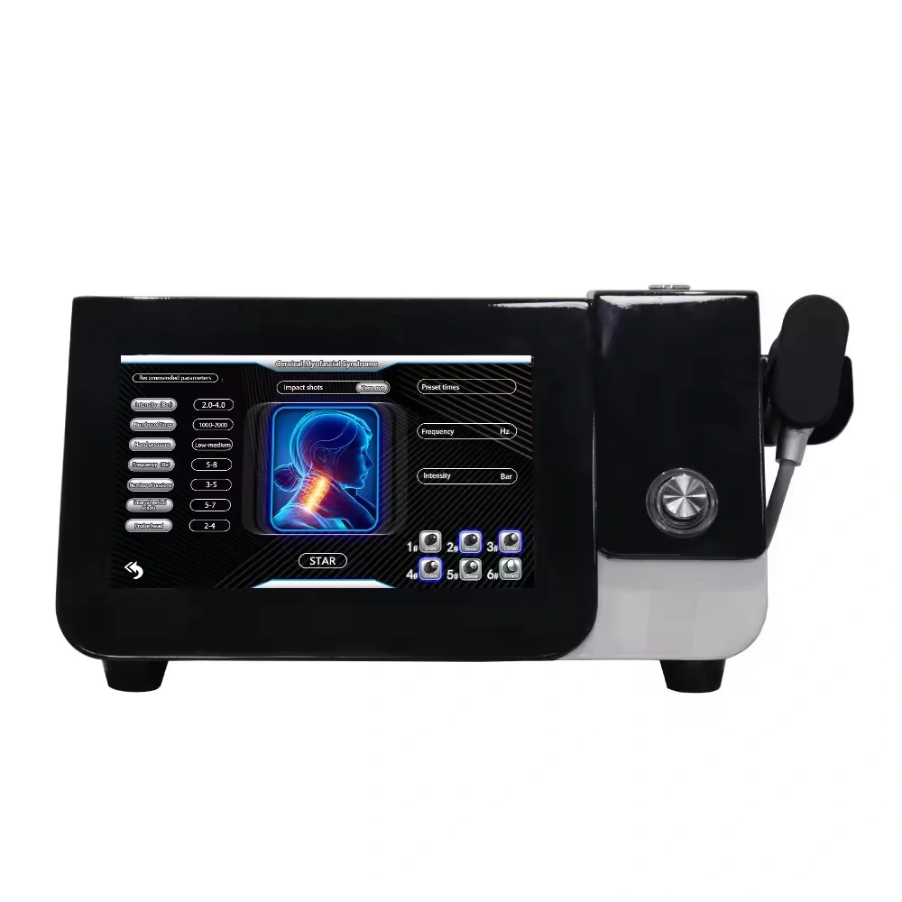 Professional Shockwave Therapy Machine Eswt Pneumatic Shock Wave with Preset Treatment Protocol