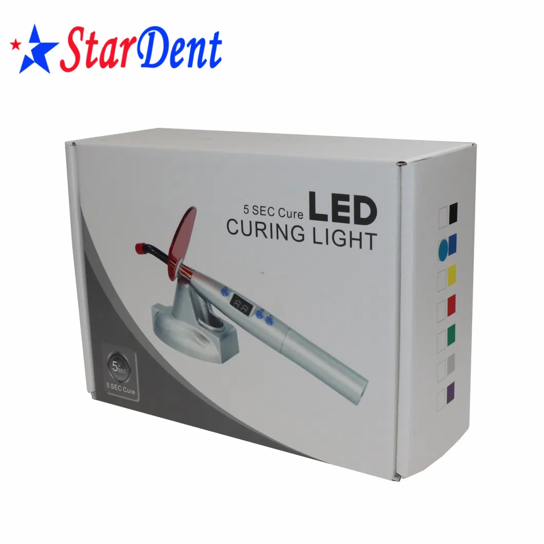 Economic Dental Composite Colorful Lamp Wireless Plastic Body LED Curing Light