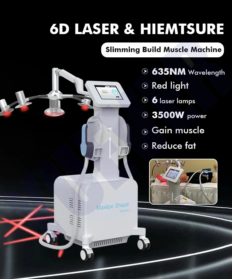 EMS Fatfreezing Weight Loss Body Contouring Slimming 635nm 532nm Cold Source 10d Max Lipo Master Laser Machine