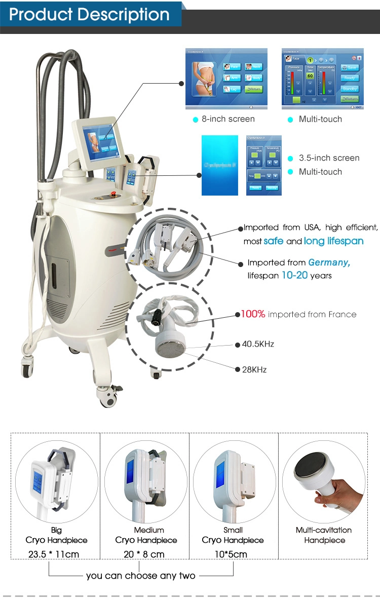Cold Laser Therapy Fat Freezing Machine