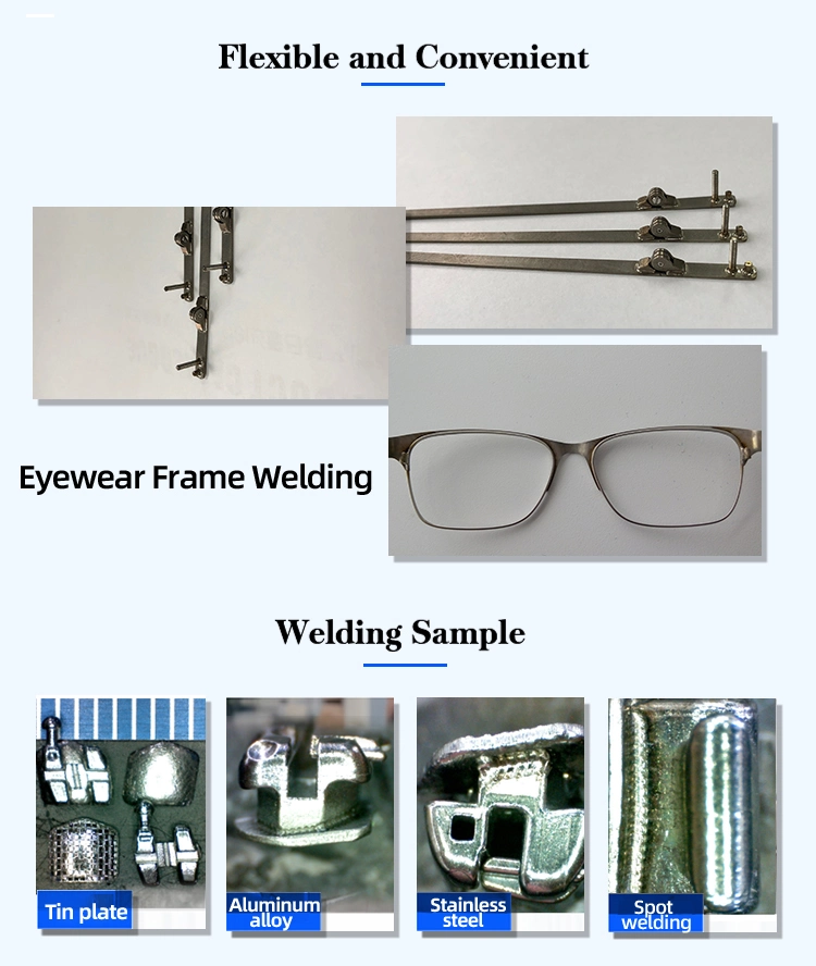 Single Double Position Glasses Frame Automatic Laser Welding 500W