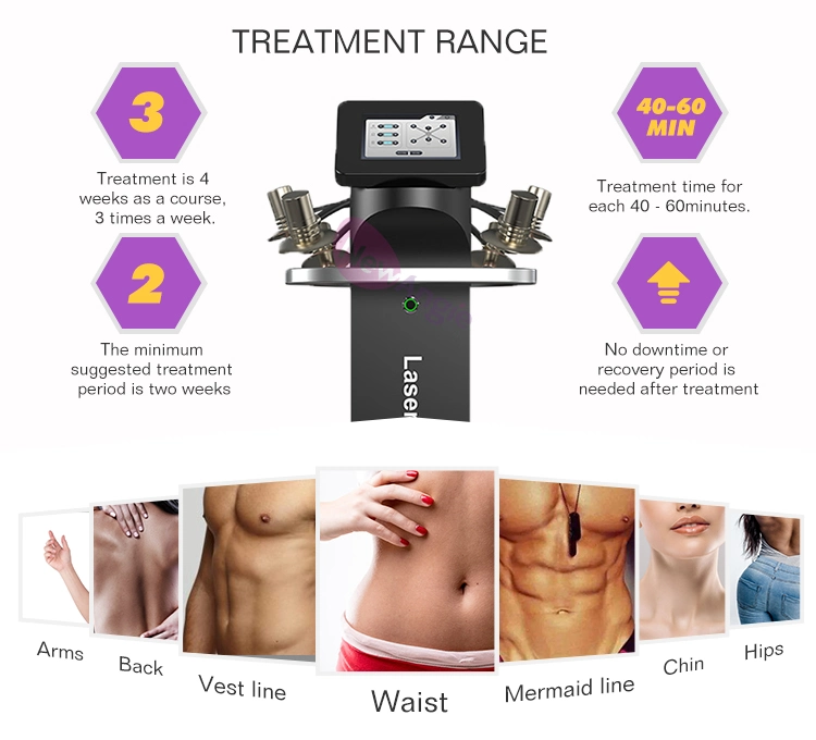Newangie 6D Lipolaser Fat Removal Cold Laser Therapy 532nm Slimming Machine