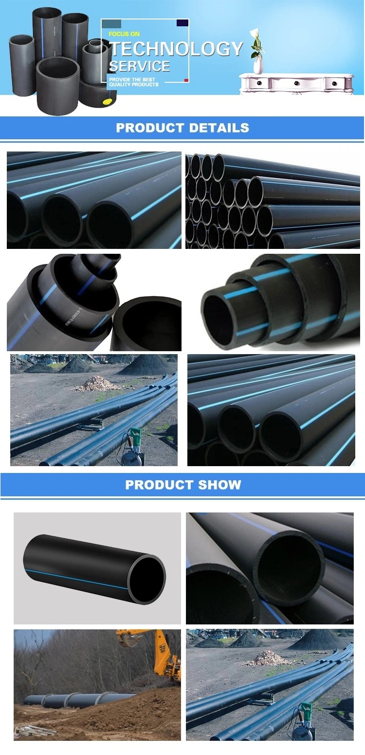 Jubo Water Supplytube Polyethylene Top Quality Poly PE100 HDPE Pipe Price