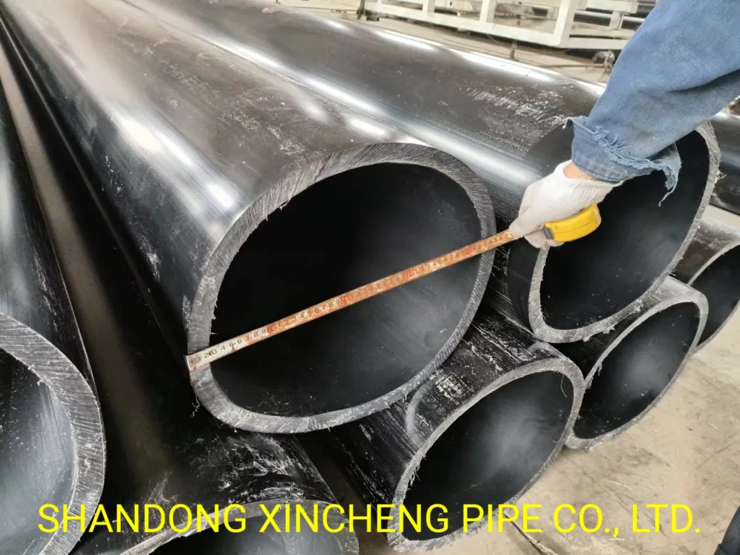 Plastic UV Protected Dredging HDPE Pipe PE100 Virgin O. D. 630mm