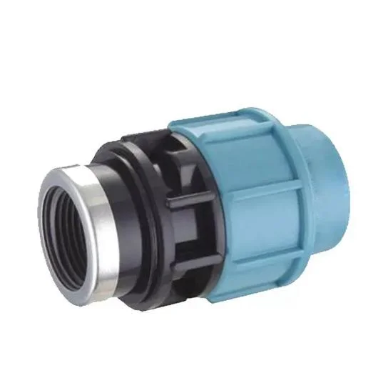 PP Compression Fittings Male/Female Adapter HDPE Pipe Connector Fittings