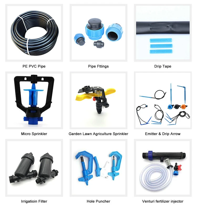 Factory Price HDPE 16mm Irrigation Pipe and Sprinkler Irrigation Systems for Agriculture Fast Delivery