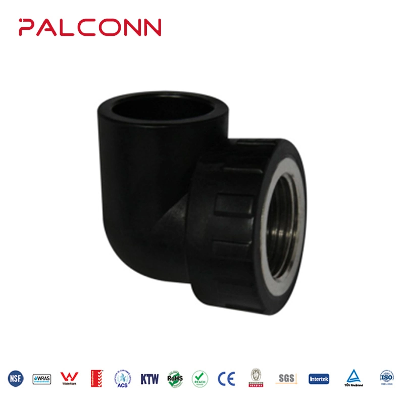 OEM Manufacturer SDR11 90 Degree Butt Fusion Black HDPE Elbow