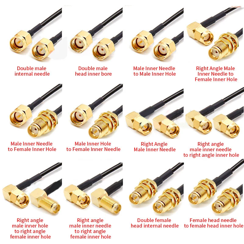 PE Insulated Supper Flexible High Temperature Resistant RF Coaxial Cable Assembly