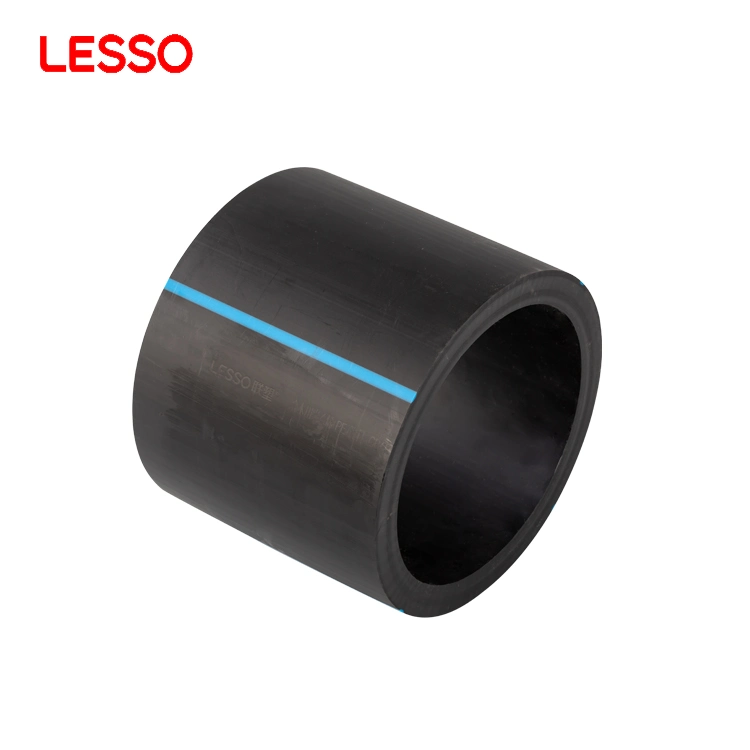 Lesso Long Service Life Corrosion Resistance Blue Black 90 110 160 180 200 250 315 355 400 450mm PE Pipes