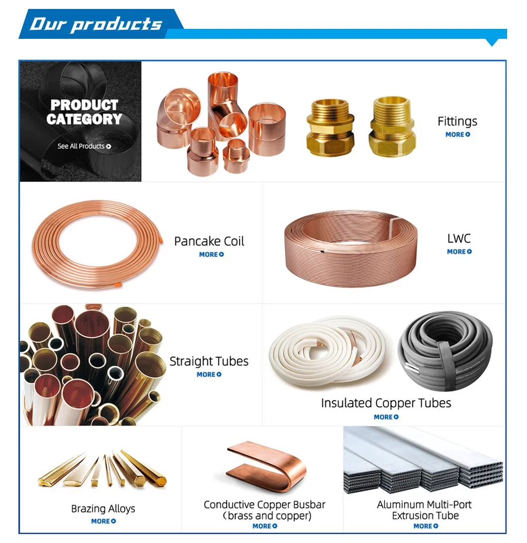 Factory Outlet Wholesale Copper Pipe for Plumbing, Building and Air Conditioning