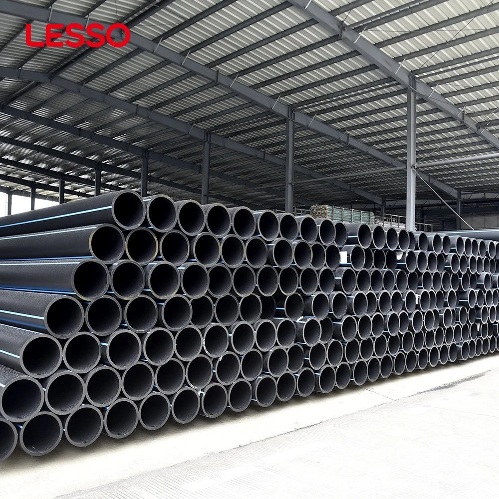 Lesso Long Service Life Excellent UV Resistance Durable PE 80 or PE 100 10 Inch PE Pipe for Irrigation Water System