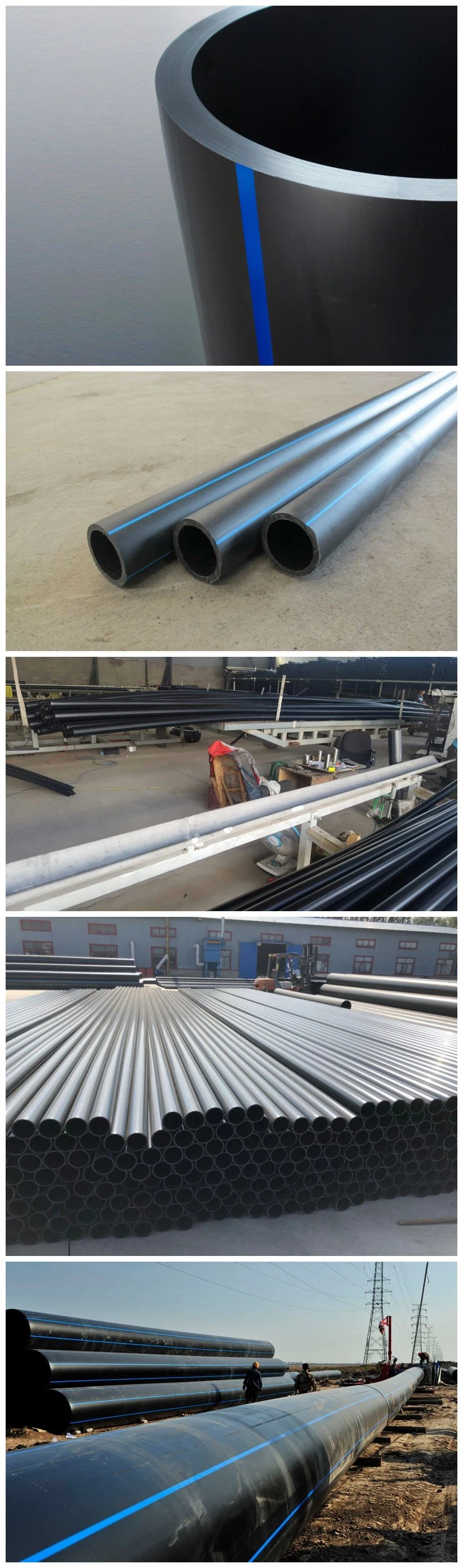 High Impact Resistance Easy Installation Water Supply PE Pipe