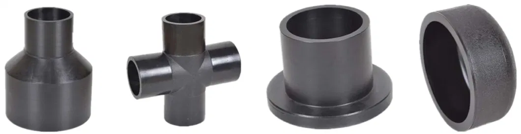 Premium DIN Standard Plastic Pipe Coupling for Water Supply HDPE Reducing Coupling Socket PE Butt Fusion Pipe Coupling (SDR13.6 and SDR17)