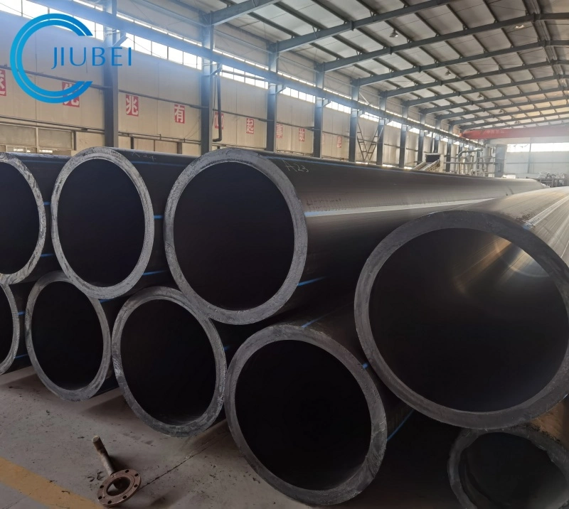 Jiubei High Quality Pn16 PE Pipe 20-110mm Plastic Black Tube HDPE Water Supply Pipe HDPE Pipe for Irrigation