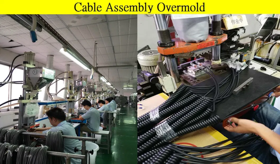 Customized Copper Wire Assembly with Signal and PE Bag Bandaging