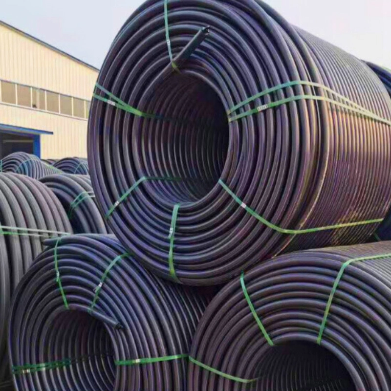 SDR21 PE Pipe Plastic HDPE Coild Pipes in Roll for Water/Irrigation/Cable Conduits